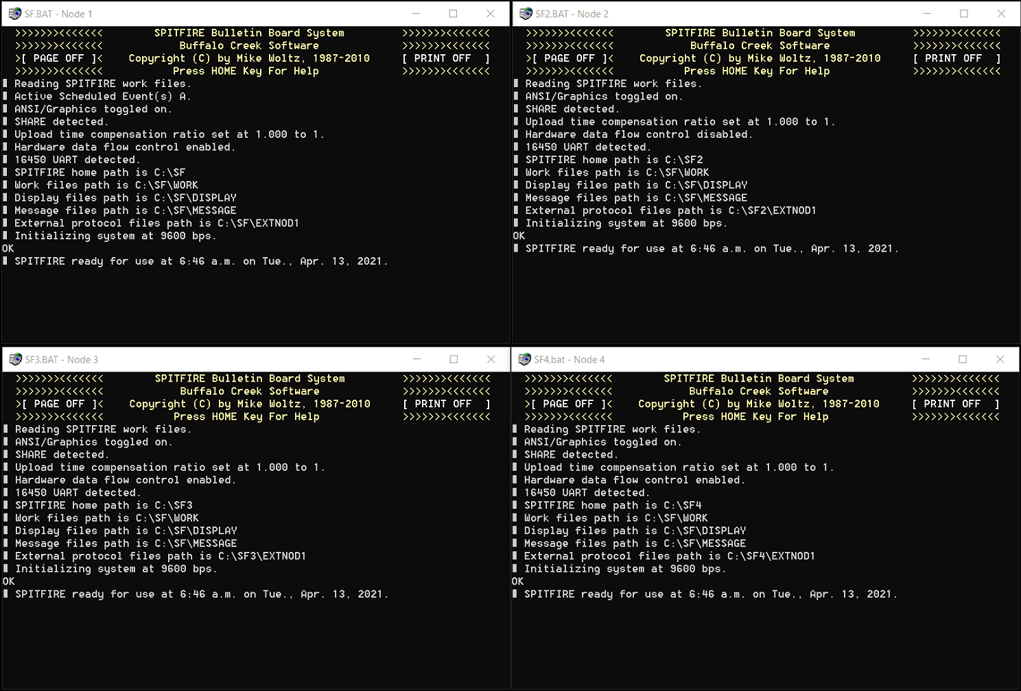 32-Bit BBS — additional source screen 1
