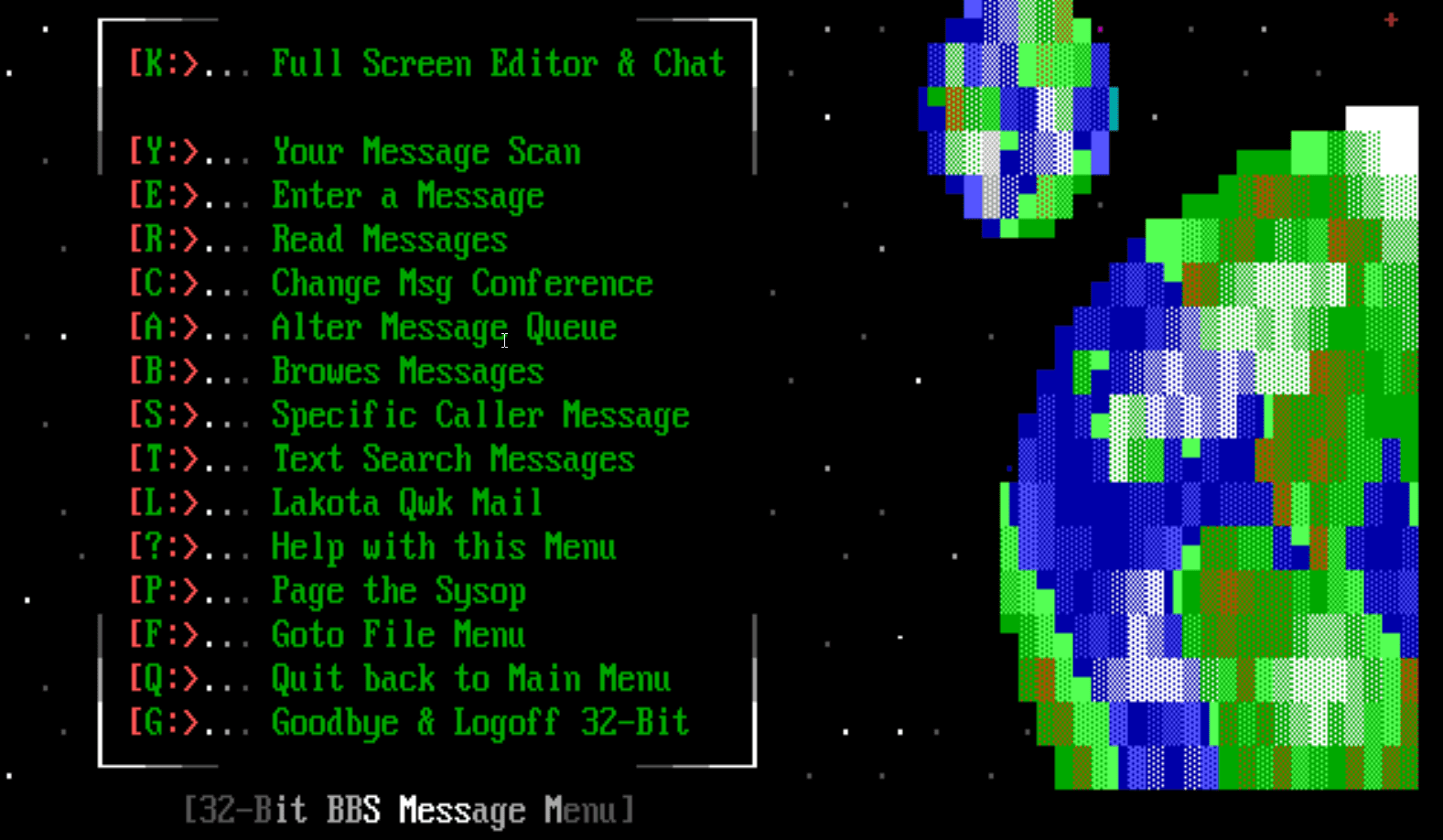 32-Bit BBS — additional source screen 2