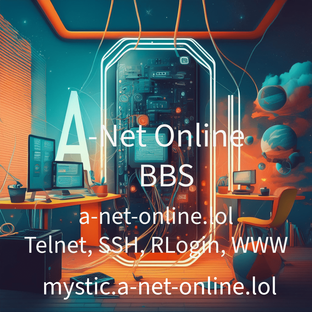 Source image for A-Net Online BBS from the 8-Bit Boyz listing