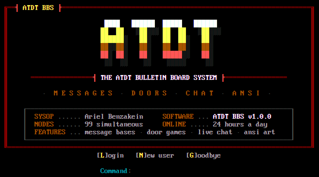 Source image for ATDT BBS Software Demo BBS from the 8-Bit Boyz listing