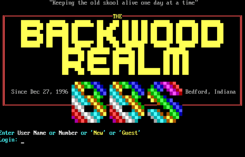 Source image for Backwood Realm BBS from the 8-Bit Boyz listing