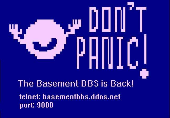Source image for Basement BBS from the 8-Bit Boyz listing