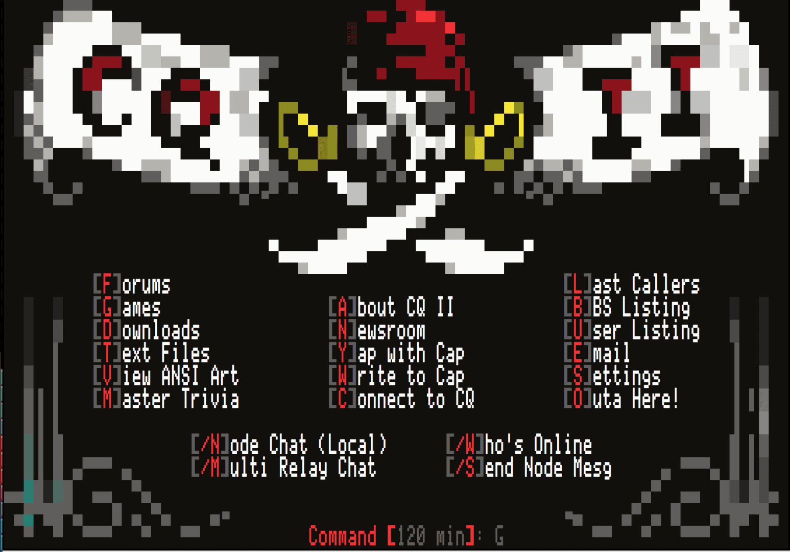 Captain’s Quarters II — additional source screen 1