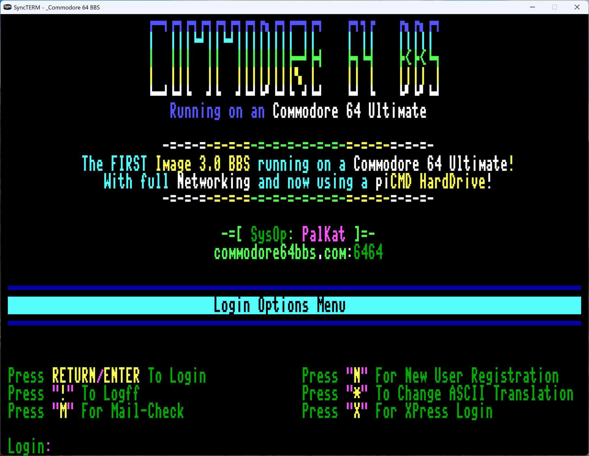 Source image for Commodore 64 BBS (C64BBS) from the 8-Bit Boyz listing