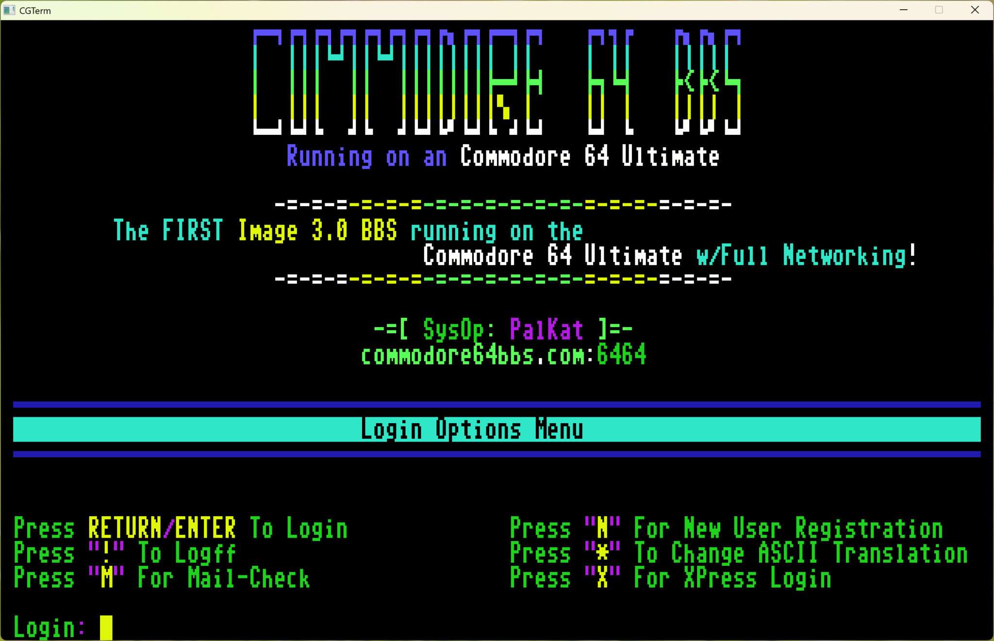 Source image for Commodore 64 BBS from the 8-Bit Boyz listing