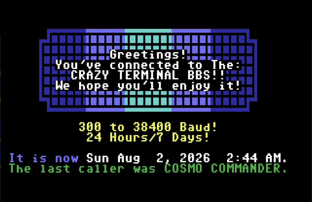 Source image for Crazy Terminal from the 8-Bit Boyz listing
