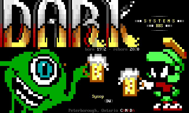 Dark Systems BBS — additional source screen 1