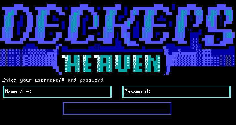 Decker’s Heaven BBS — additional source screen 1