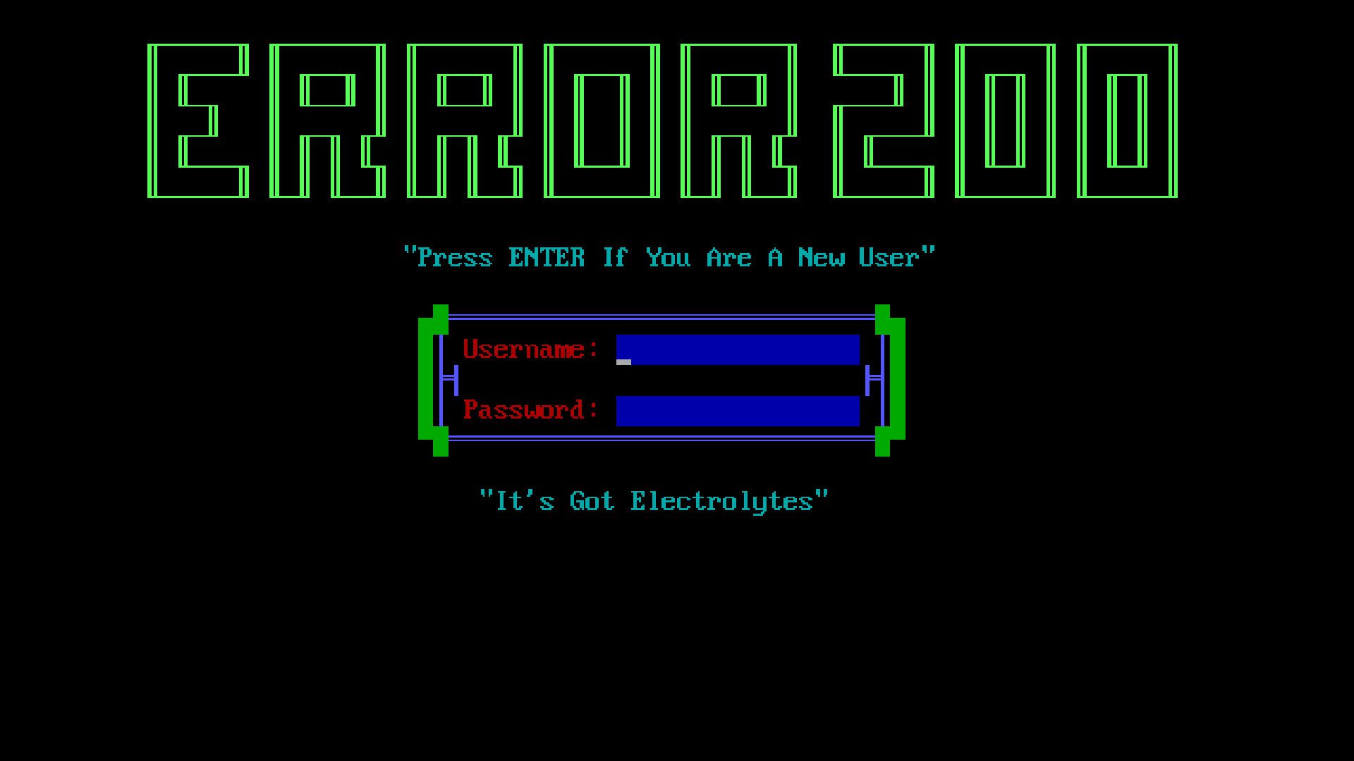 Error 200 Tech BBS — additional source screen 1