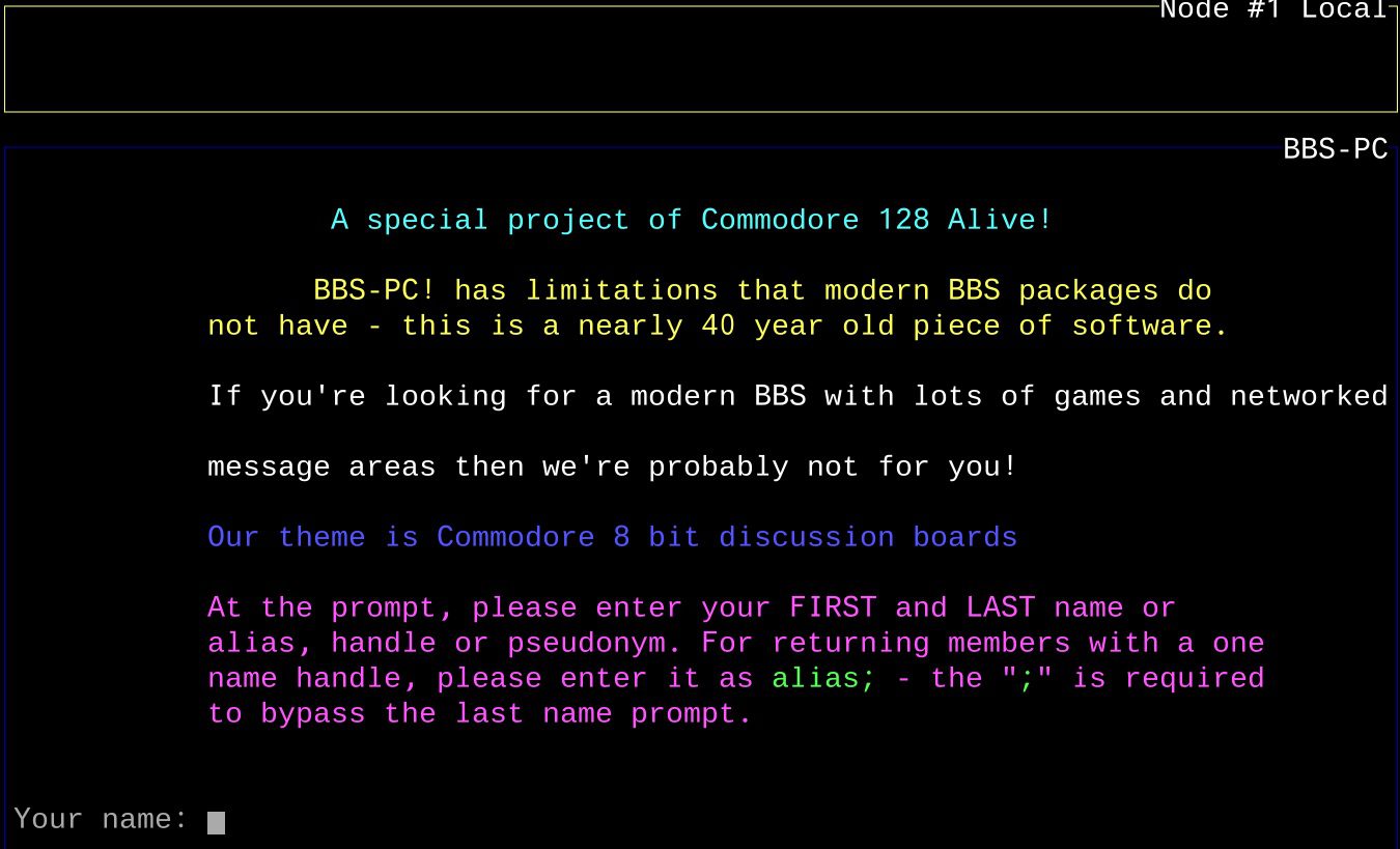 Source image for Landover BBS from the 8-Bit Boyz listing