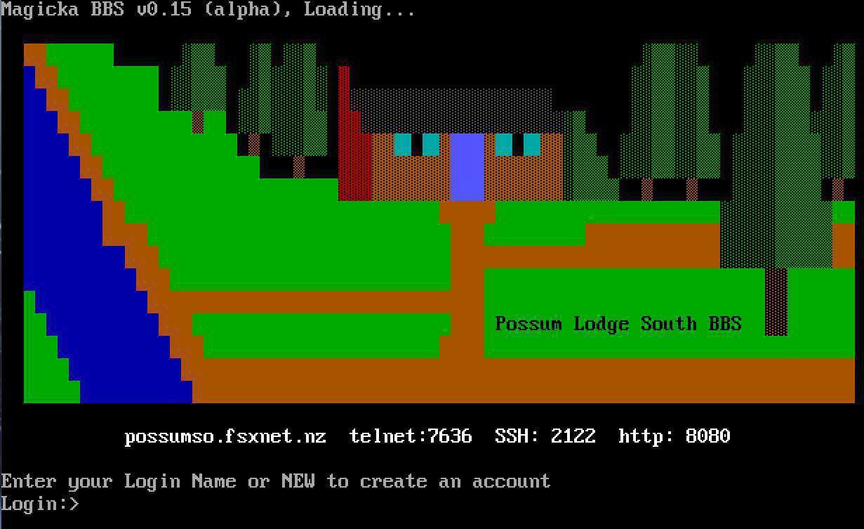 Source image for Possum Lodge South from the 8-Bit Boyz listing