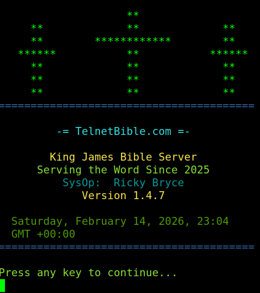 Source image for Telnet Bible from the 8-Bit Boyz listing