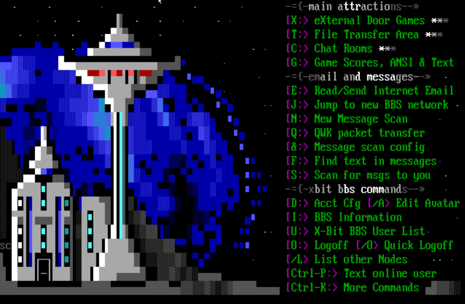 The X-Bit BBS — additional source screen 3