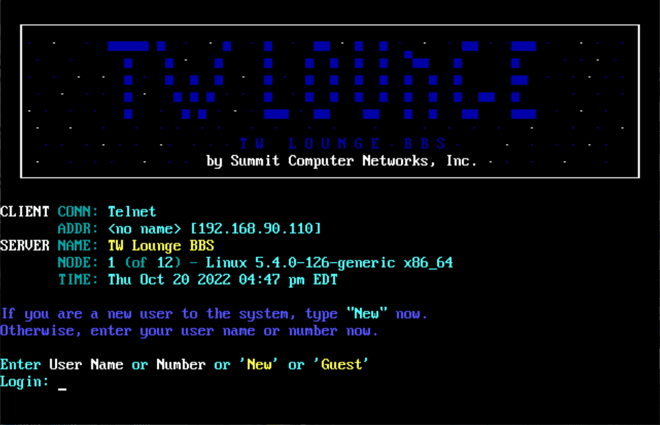 Source image for TW Lounge BBS from the 8-Bit Boyz listing