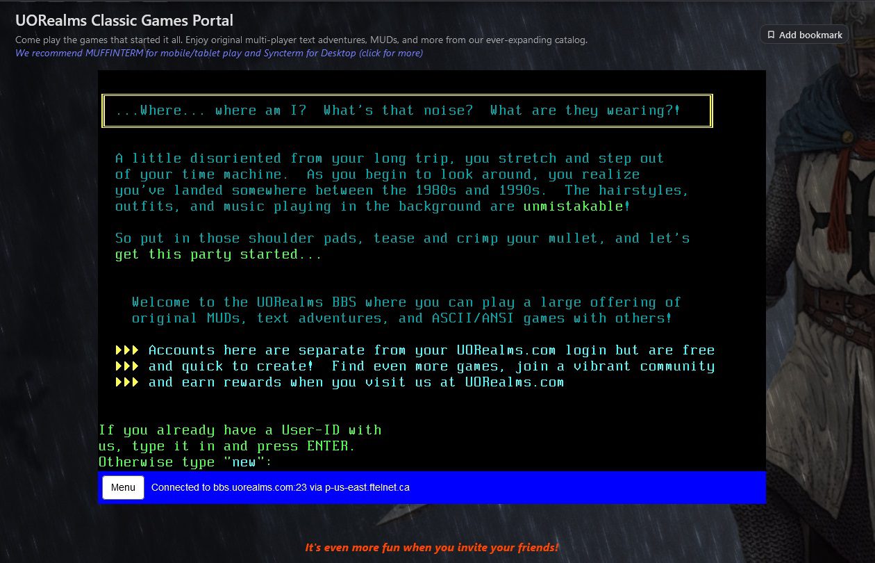 UORealms — additional source screen 1