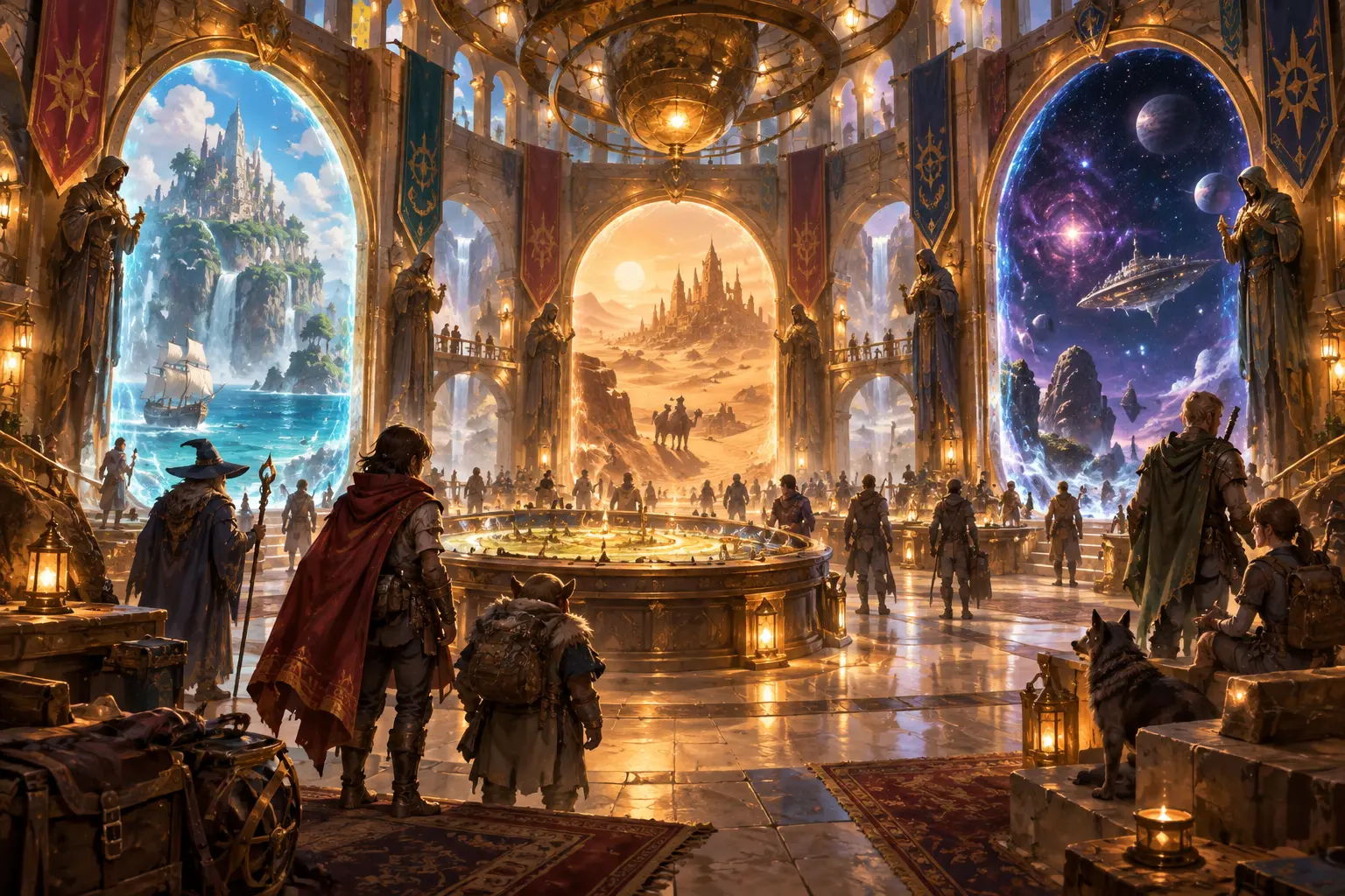 Original fantasy concept illustration for tgmud.