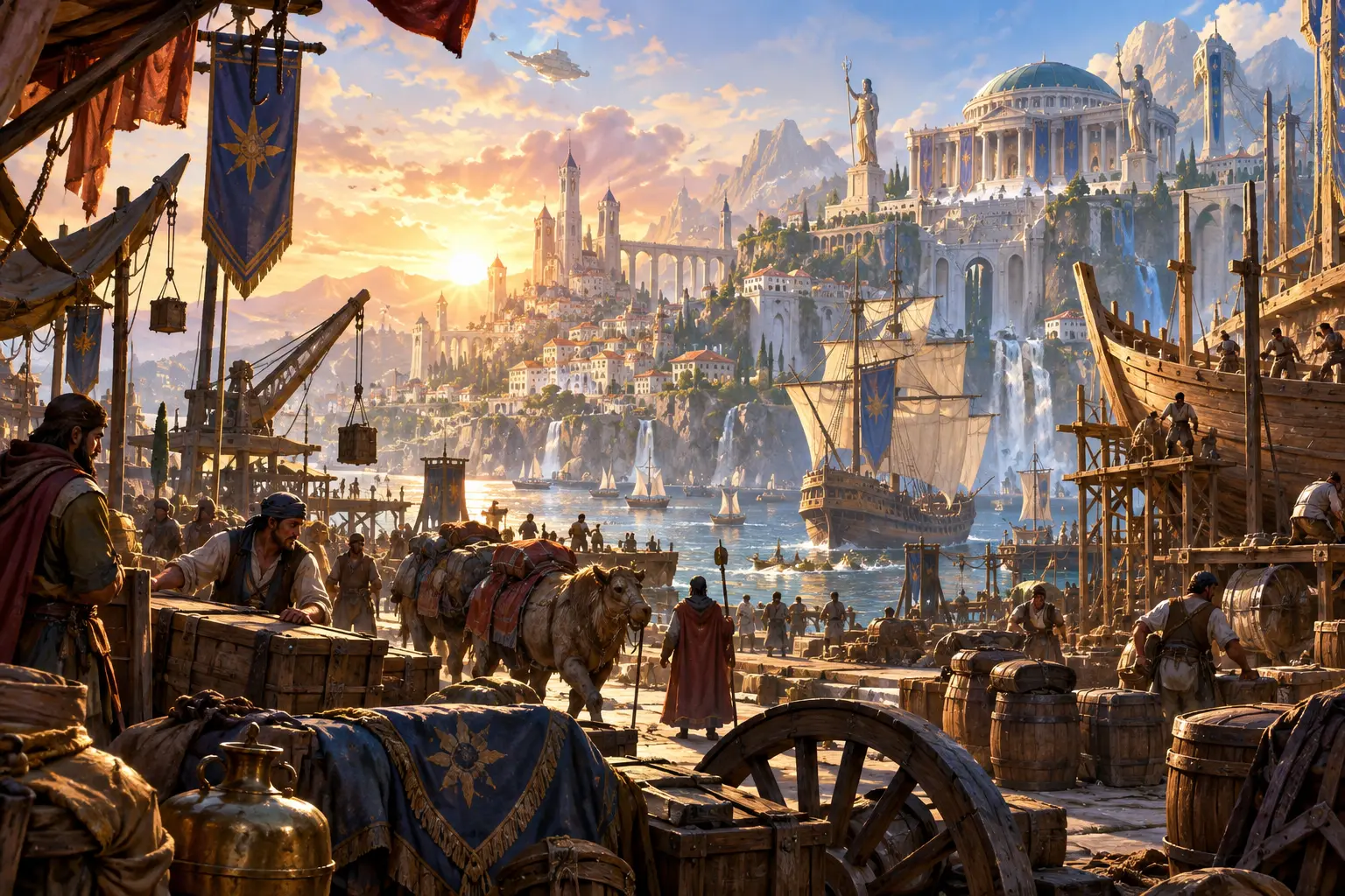 Original fantasy concept illustration for Ateraan.
