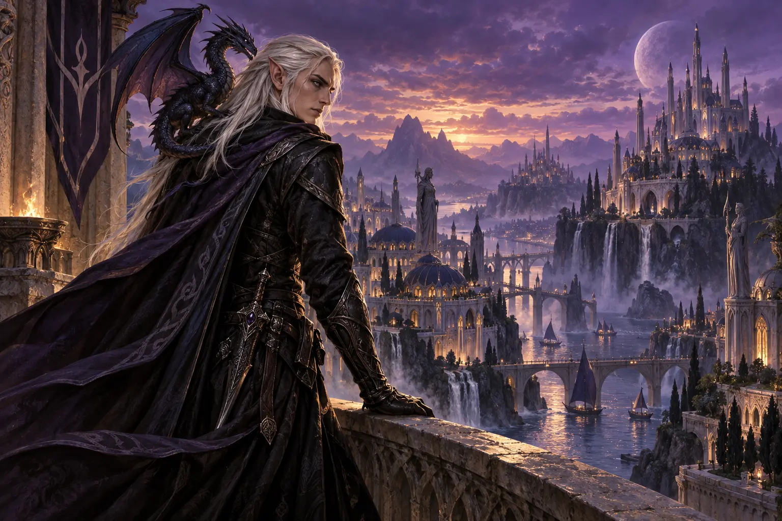 Original fantasy concept illustration for AddictMUD (Irdryd listing).