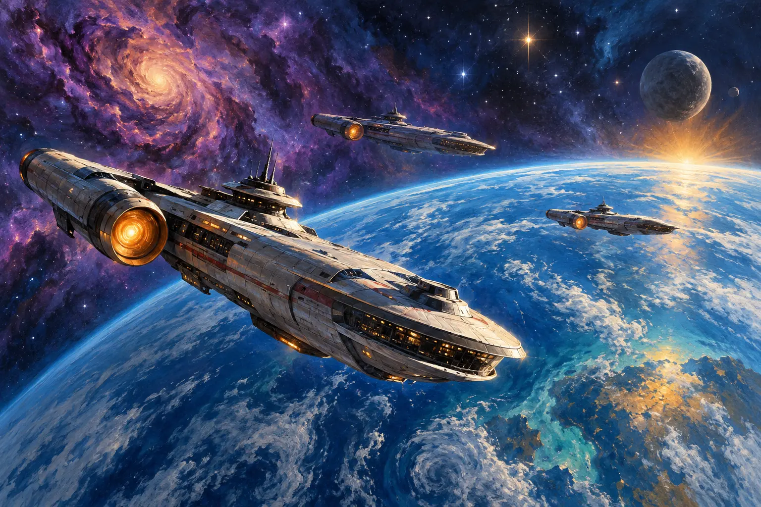 Original star trek concept illustration for MTrek.