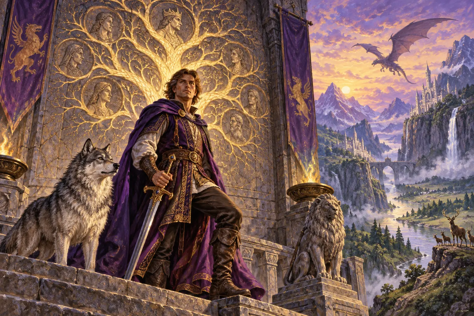 Original fantasy concept illustration for Legends of Kallisti.