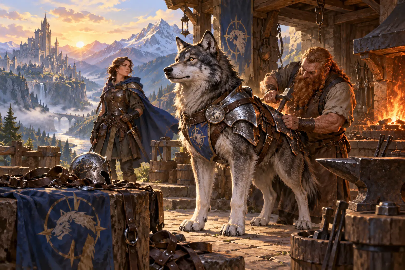 Original fantasy concept illustration for DayBreak Ridge Reborn.