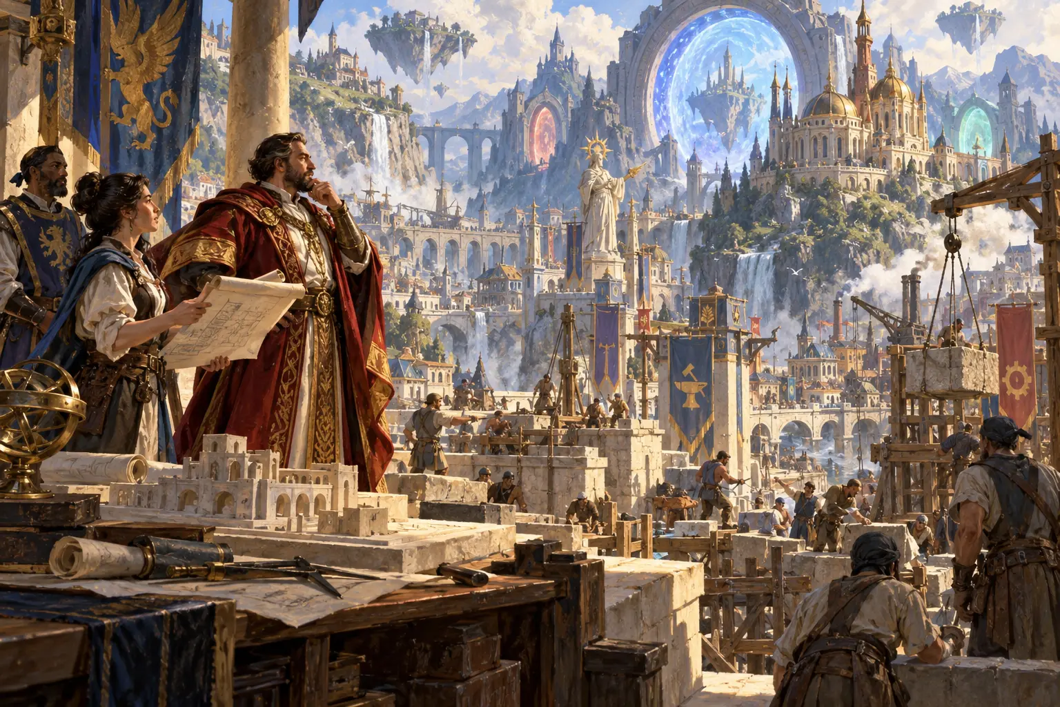 Original fantasy concept illustration for Elysium RPG.