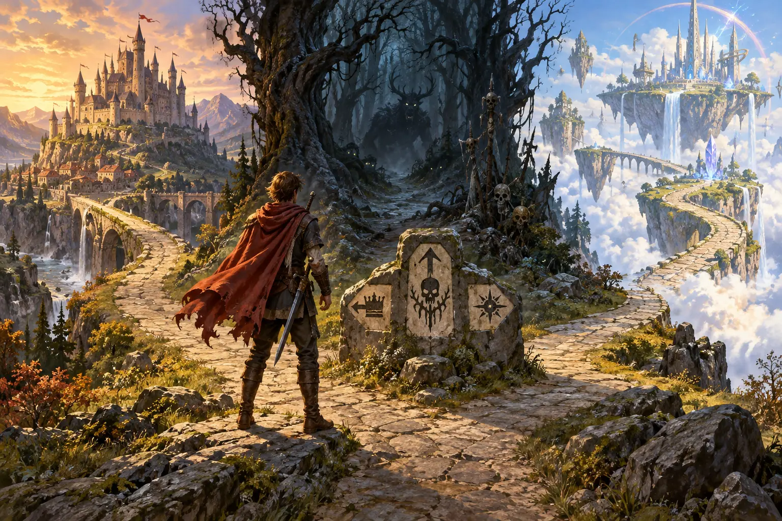 Original fantasy concept illustration for Tempora Heroica.