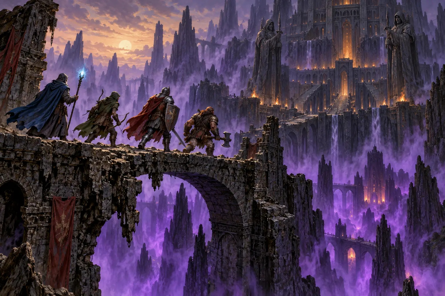 Original fantasy concept illustration for The World of Pain.