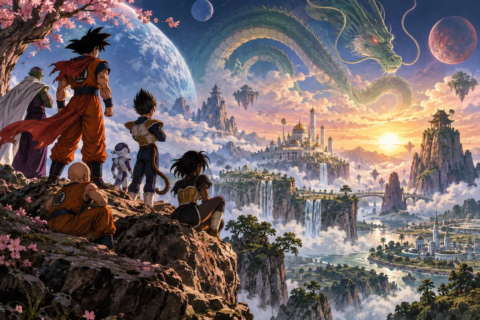 Original dragon ball z concept illustration for Dragonball:Redemption.