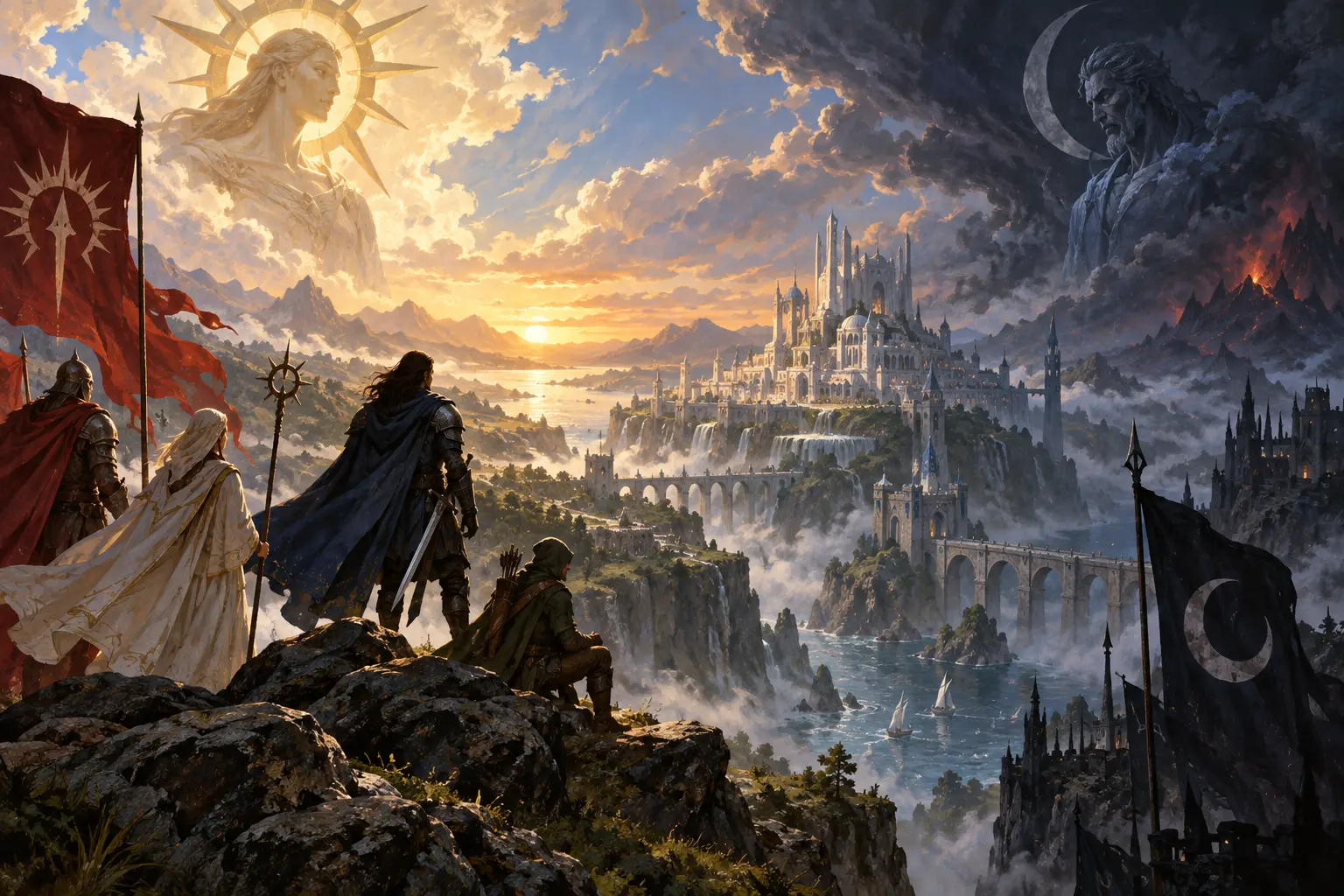 Original fantasy concept illustration for Aelisus: Asunder.