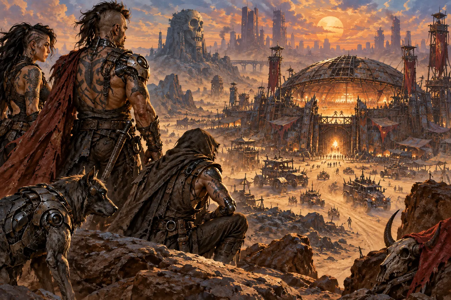 Original science fiction concept illustration for NukeFire.