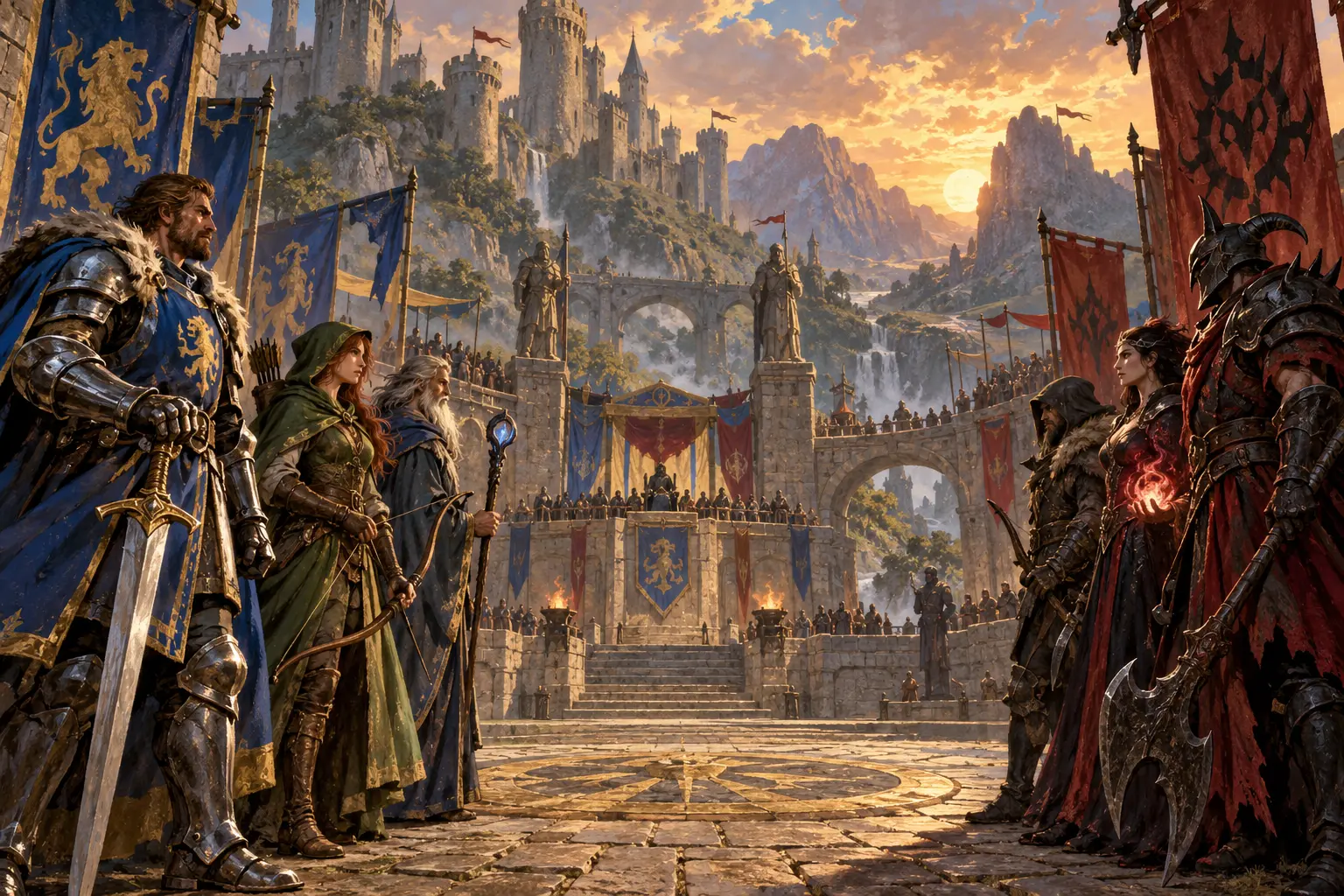 Original fantasy concept illustration for Crusify: The Chosen.