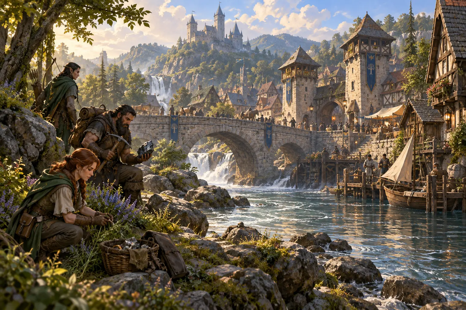 Original dungeons & dragons concept illustration for Age of Humanity.