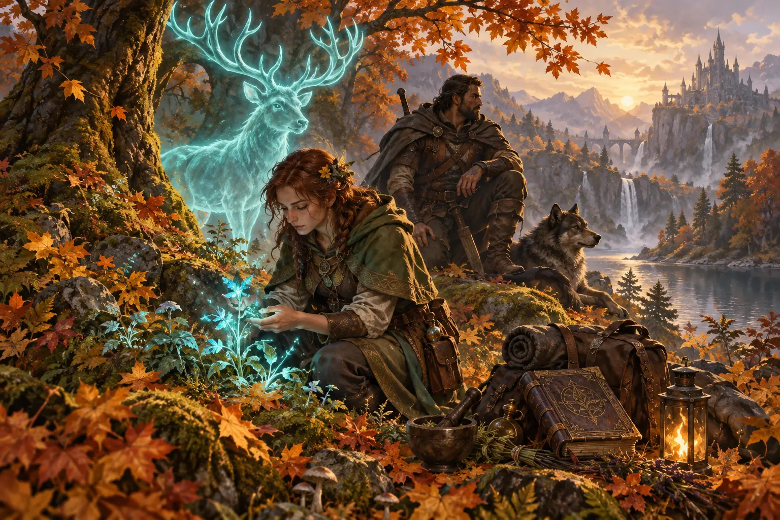 Original fantasy concept illustration for Warlock Seasonal.