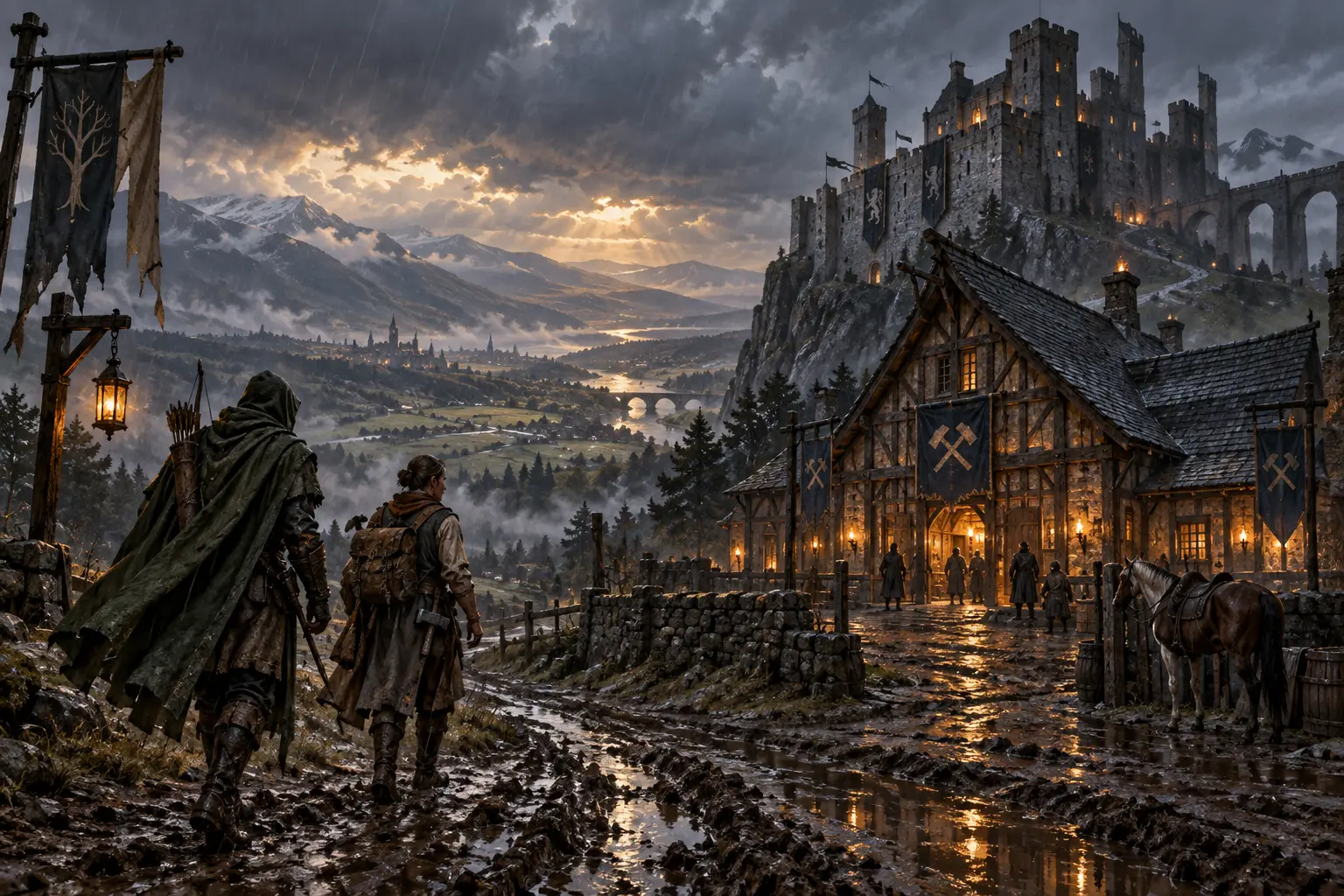 Original fantasy concept illustration for DartMUD.