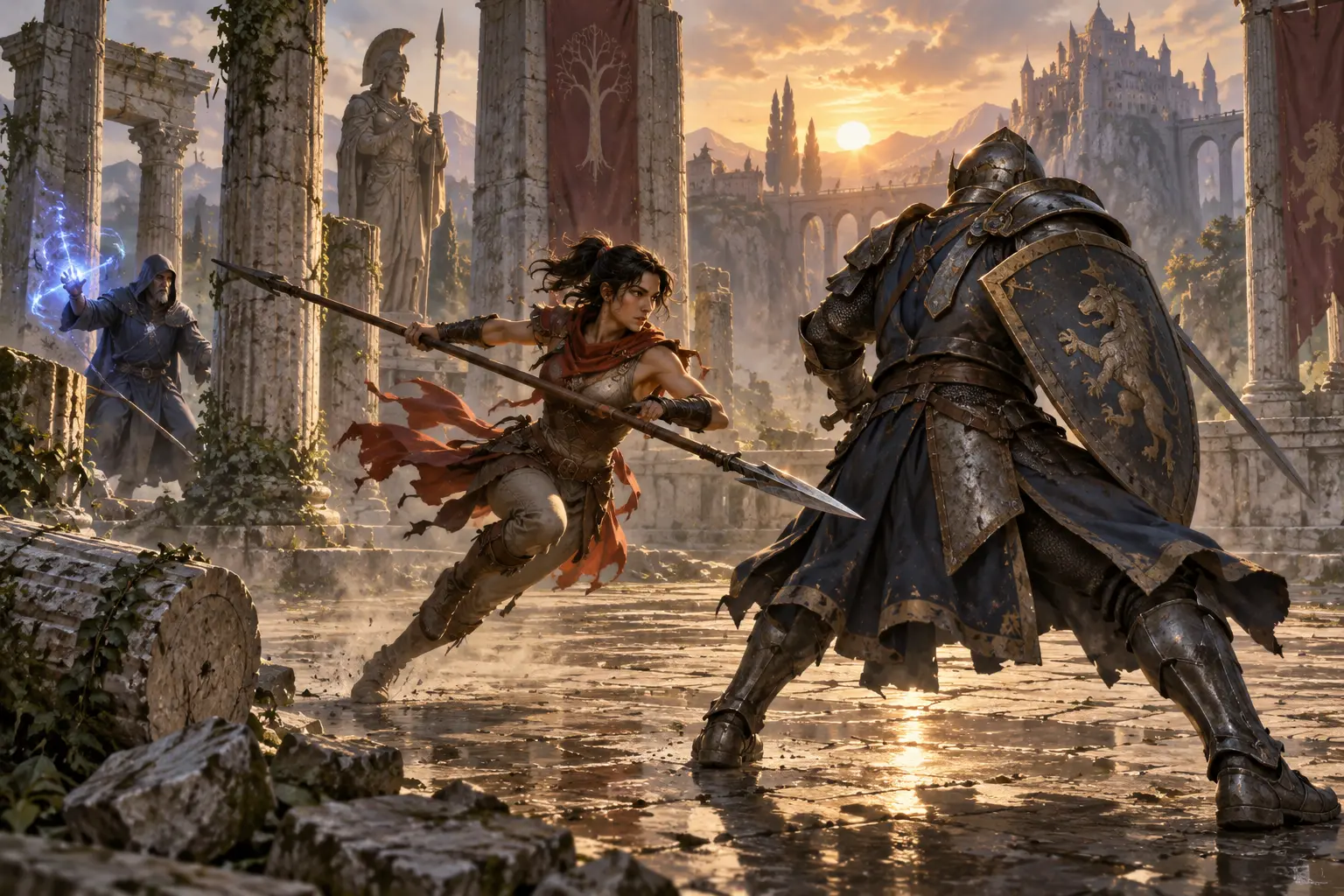 Original fantasy concept illustration for Conquest.