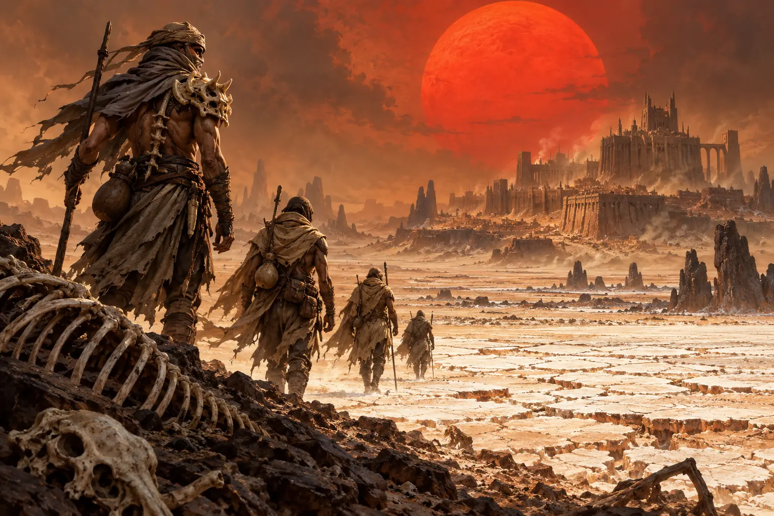 Original fantasy concept illustration for ApocalypseMUD.