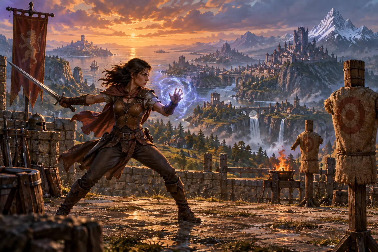 Original fantasy concept illustration for Worlds of Carnage.