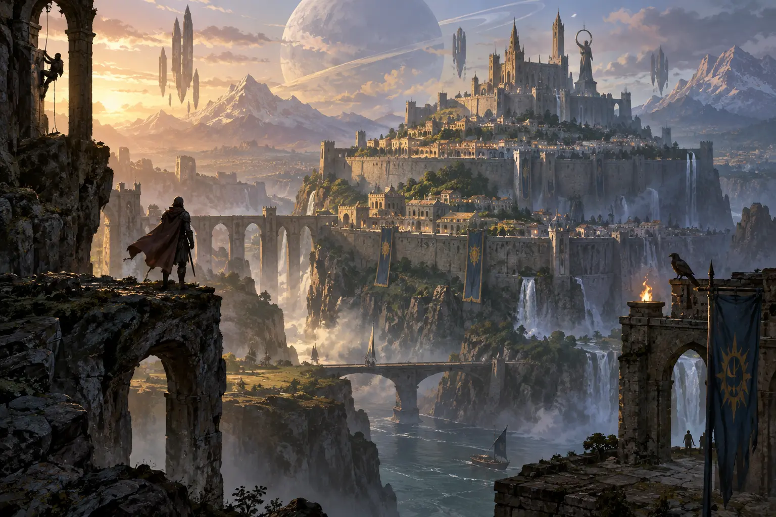 Original fantasy concept illustration for Delusions of Grandeur.