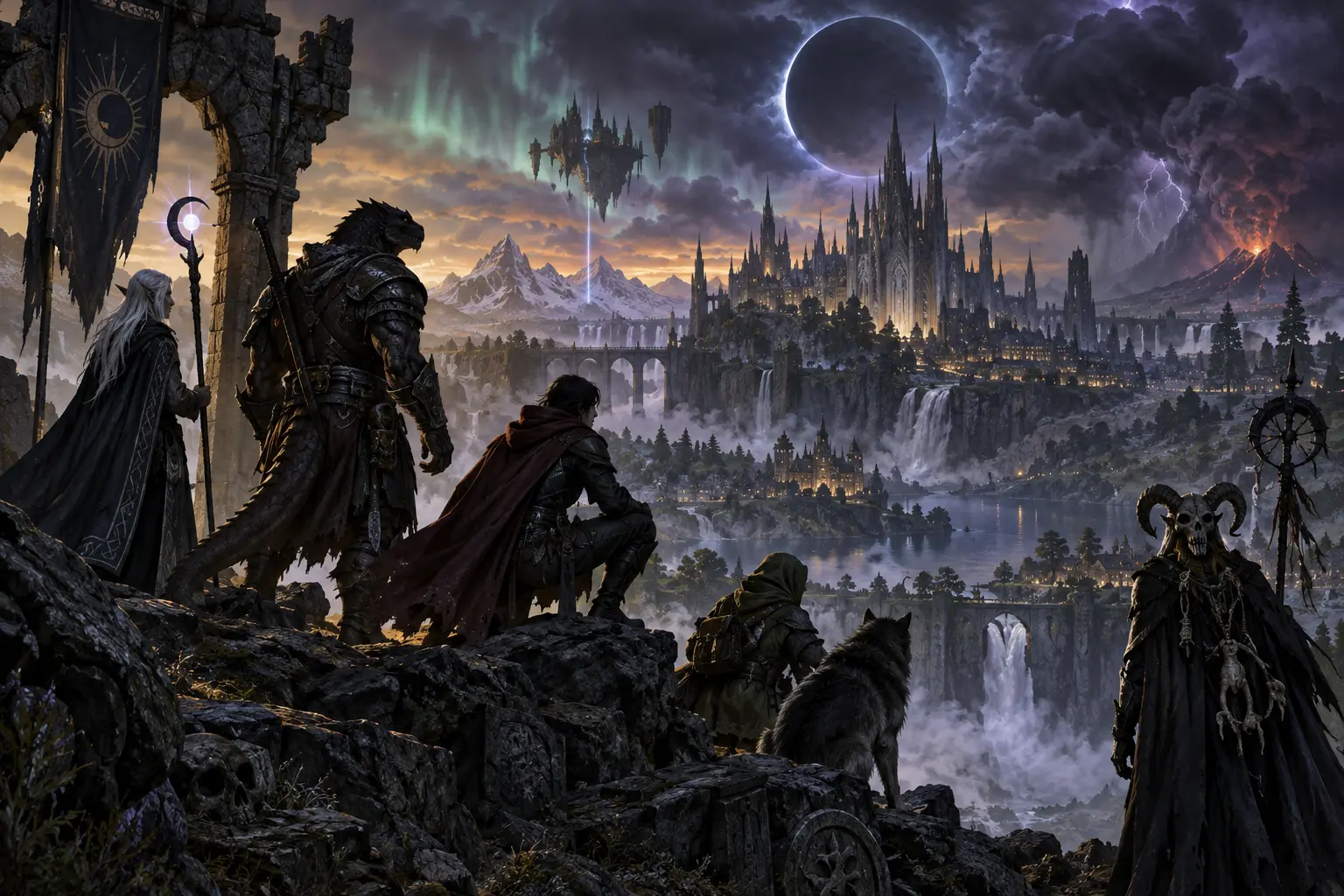 Original fantasy concept illustration for Children of the Night 4.5.