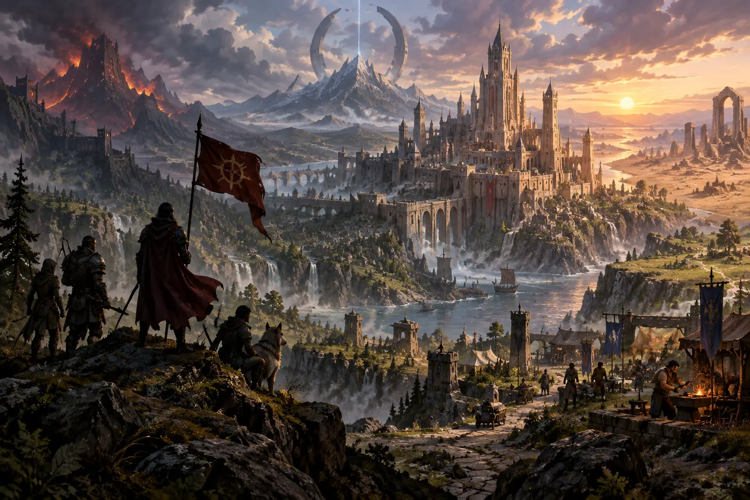 Original fantasy concept illustration for Imperian.