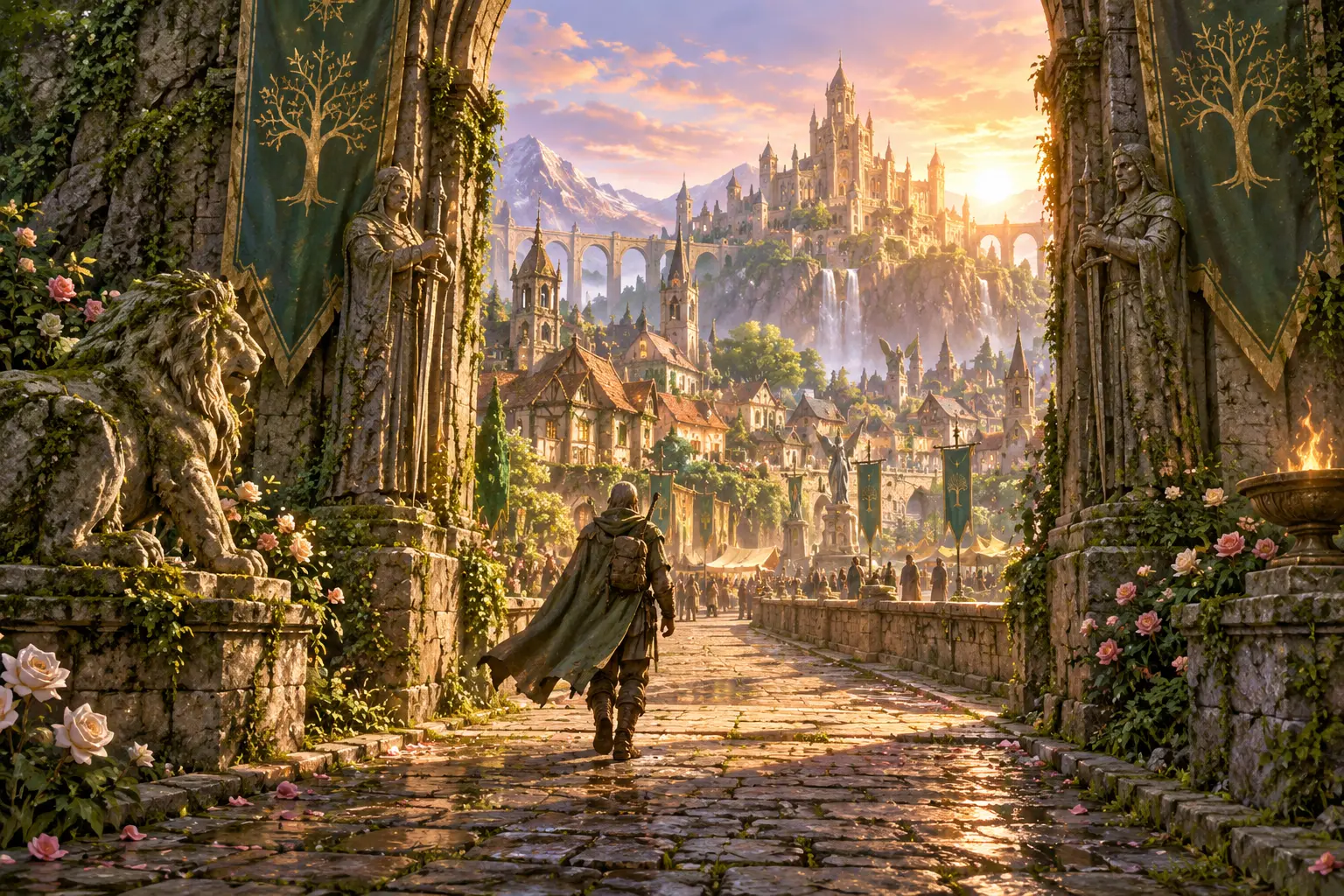 Original fantasy concept illustration for Legends of Future Past.