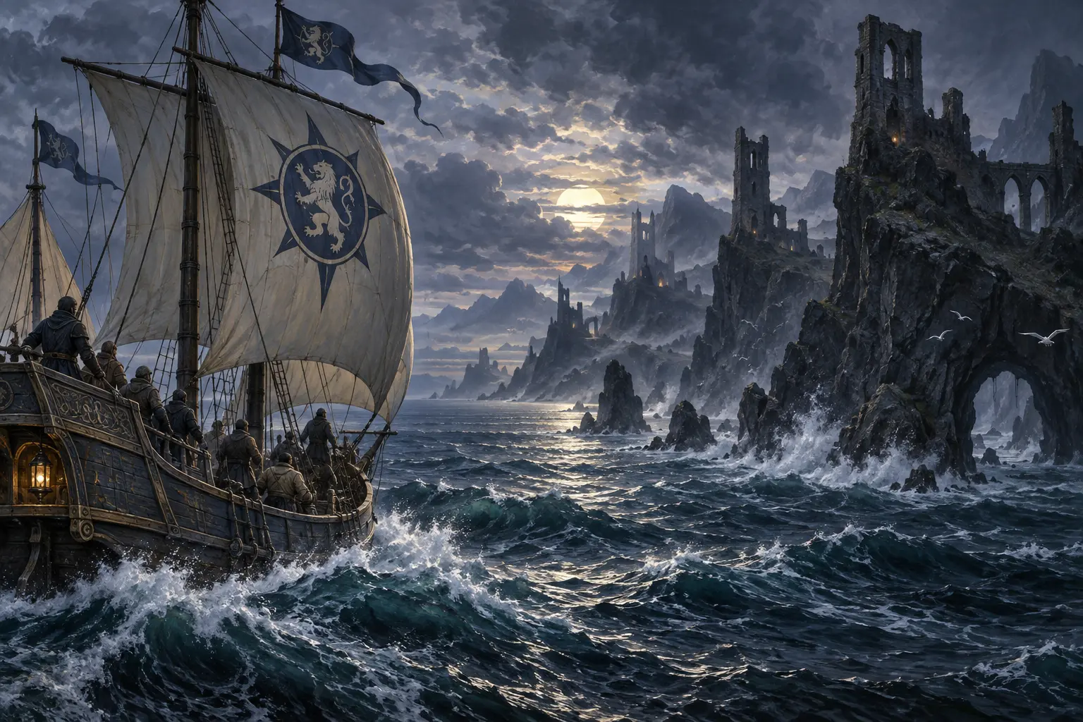 Original fantasy concept illustration for Primal Darkness.