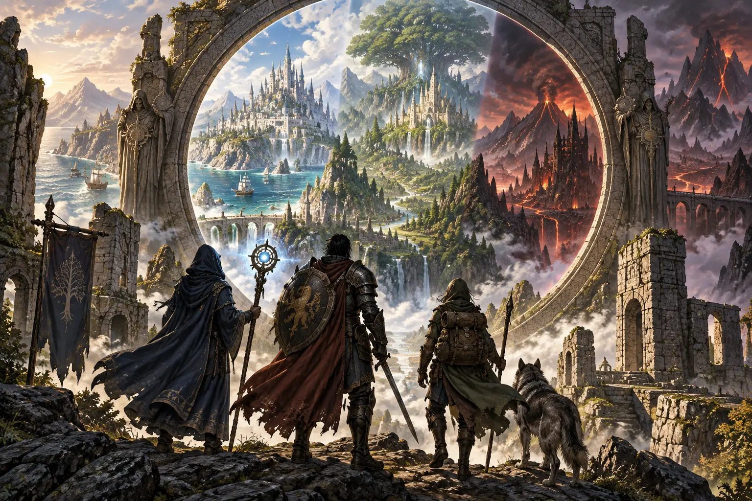 Original fantasy concept illustration for Genesis Remastered.
