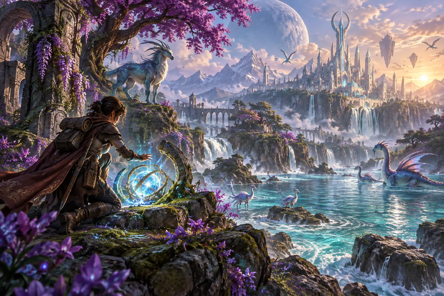 Original fantasy concept illustration for Materia Magica.