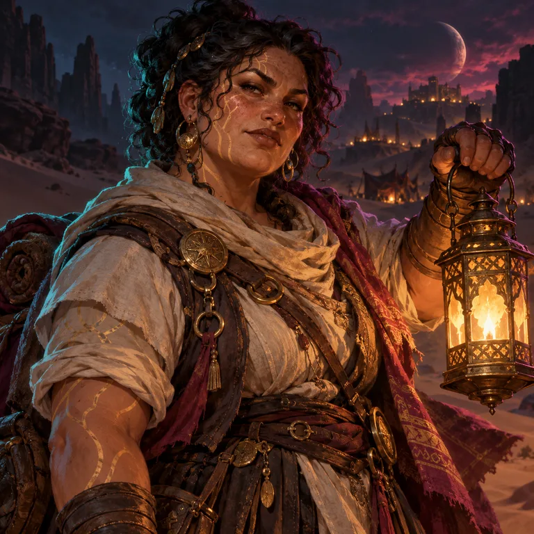 Fabian Lake, stormmarked desert giant, Accord Messenger of Desert; original champion of ApocalypseMUD