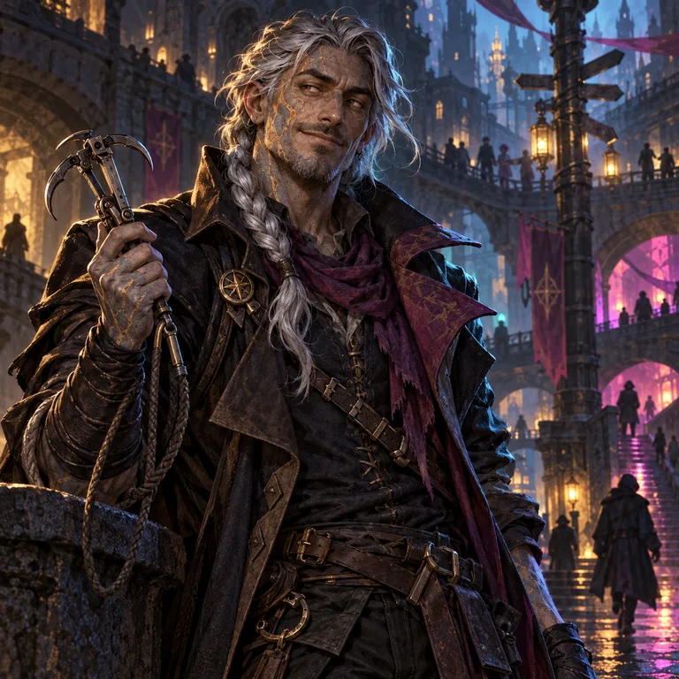 Hamish Cliff, gold-veined quartz Stoneborn, Wayward Scout of City Crossroads; original champion of Ascension Sojourns