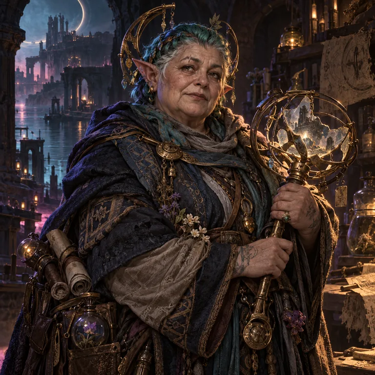 Sevanan Thornbraid, memory revenant, Abandoned World Healer; original champion of Ascii