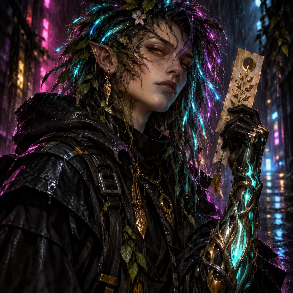 Latch Neonroot, Augmented dryad, The Street Dryad; original champion of AwakeMUD CE