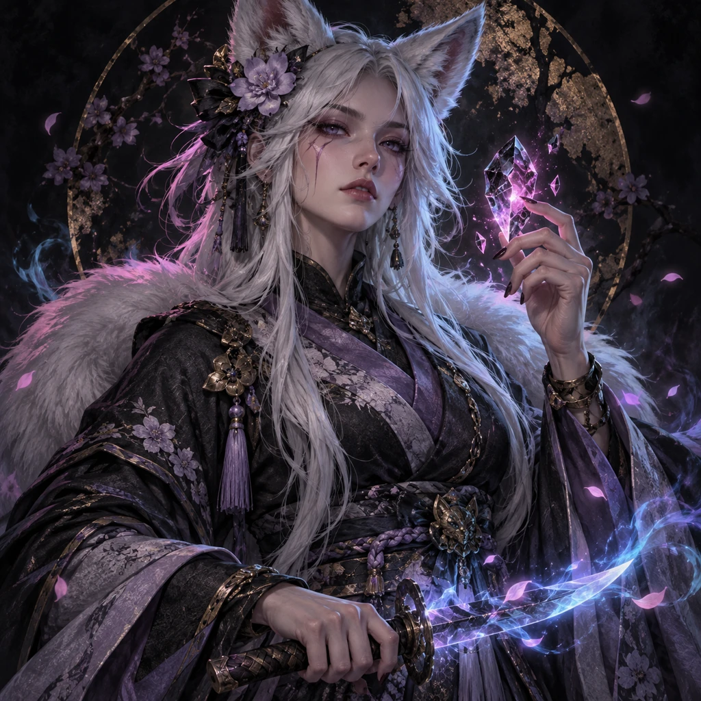 Reika Shardwake, fox-demon spirit swordswoman, The Divided Blossom; original champion of Bleached InuYasha Galaxy